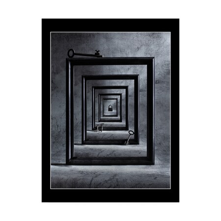 Trademark Fine Art Victoria Ivanova 'Locked Up' Canvas Art, 24x32 1X08502-C2432GG